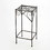 Benjara BM216725 Scrolled Metal Frame Plant Stand with Square Top, Large, Black