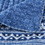 Benjara BM218766 2 Piece Twin Quilt Set, Bohemian Geometric Print, Microfiber, Blue