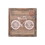 Benjara BM219161 Square Wall Art with Printed Bicycle and Plank Frame, Set of 2, Brown