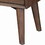 Benjara BM220521 Mid Century Modern Wooden Nightstand with 2 Drawers and Slanted Legs, Brown