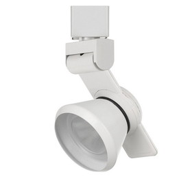 Benjara BM220691 12W Integrated LED Metal Track Fixture with Dimmer Feature, White