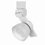 Benjara BM220698 12W Integrated LED Metal Track Fixture with Oval Design Head, White
