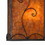 Benjara BM220771 Scroll Design Pendant Lighting with Mica Shade, Brown and Black