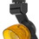 Benjara BM220777 12W Integrated LED Track Fixture with Polycarbonate Head, Black and Yellow