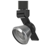 Benjara BM220782 12W Integrated LED Metal Track Fixture with Cone Head, Black and Silver