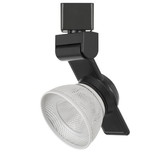 Benjara BM220790 12W Integrated LED Metal Track Fixture with Mesh Head, Black and White