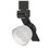 Benjara BM220792 12W Integrated LED Track Fixture with Polycarbonate Head, Black and White