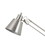 Benjara BM220818 60W Metal Task Lamp with Adjustable Arms and Swivel Head, Set of 2, Silver