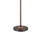 Benjara BM220832 3 Way Torchiere Floor Lamp with Frosted Glass shade and Stable Base, Bronze