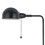 Benjara BM220838 Adjustable Height Metal Pharmacy Lamp with Pull Chain Switch, Black