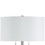 Benjara BM220845 Metal Body Floor Lamp with Fabric Drum Shade and Pull Chain Switch, Silver