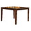 Benjara BM220911 Square Wooden Counter Height Table with Butterfly Extendable Leaf, Brown