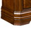 Benjara BM223262 3 Drawer Wooden Nightstand with Sled Base and Metal Ring Pulls, Brown