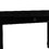Benjara BM223279 Single Drawer Wooden Desk with Metal Ring Pull and Tapered Legs, Black