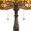 Benjara BM223636 2 Bulb Tiffany Table Lamp with Dragonfly Design Shade, Multicolor