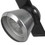 Benjara BM223657 12W Integrated LED Metal Track Fixture with Cone Head, Black and Silver