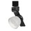 Benjara BM223667 12W Integrated LED Track Fixture with Polycarbonate Head, Black and White