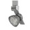 Benjara BM223682 12W Integrated LED Metal Track Fixture with Mesh Head, Silver