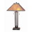 Benjara BM223694 25 Inch Modern Ball Inlay Metal Body Table Lamp, Mica Shade, Bronze
