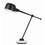 Benjara BM224679 60 Watt Metal Frame Desk Lamp with Adjustable Head, Black and White