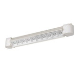Benjara BM224760 20 W Integrated LED Linear Design Track Fixture with Dimmer Feature, White