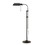 Benjara BM225081 Metal Rectangular Floor Lamp with Adjustable Pole, Black