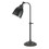 Benjara BM225104 Metal Round 25" Table Lamp with Adjustable Pole, Dark Bronze