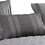 Benjara BM225159 10 Piece King Polyester Comforter Set with Geometric Print, Gray