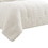 Benjara BM225177 7 Piece Cotton King Comforter Set with Fringe Details, White