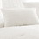 Benjara BM225177 7 Piece Cotton King Comforter Set with Fringe Details, White