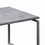 Benjara BM225744 3 Piece Faux Concrete Top Occasional Table Set, Gray and Silver