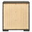 Benjara BM225883 3 Drawer Wooden Nightstand with Mirror Trim Accents, Gray