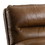 Benjara BM225908 Leatherette Bar Chair with Metal Sled Base, Light Brown and Gold