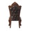 Benjara BM225956 Leatherette Padded Side Chair with Button Tufted Back, Set of 2, Brown