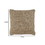 Benjara BM226987 20 x 20 Handwoven Jute Pillow, Texture Details, Set of 4, Brown