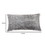 Benjara BM227012 Modern Faux Fur Accent Pillow, Ribbed Pattern, Set of 4, Gray