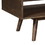 Benjara BM227428 Wooden Cocktail Table with Open Bottom Shelf and Angled Legs, Brown