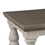 Benjara BM227431 Rectangular Wooden Cocktail Table with Trestle Base, Brown and Antique White