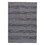 Benjara BM227538 Rectangular Polypropylene Rug with Stripe pattern, Medium, Dark Gray