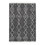 Benjara BM227547 Polypropylene Rug with Tied Fringes and Diamond Pattern, Medium, Gray
