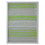 Benjara BM228627 Rectangular Wooden Shadow Box with Abstract Horizontal Lines, Gray and Green