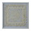 Benjara BM228631 Wooden Shadow Box with Abstract Weaving Pattern, Gray and Cream