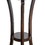Benjara BM229395 Round Wooden Pedestal Table with Open Shelf, Brown