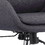 Benjara BM230363 High Cushioned Tufted Back Fabric Office Chair with Star Base, Gray