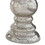 Benjara BM230978 Mercury Glass Candleholder with Pedestal Base, Set of 3, Silver
