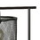Benjara BM230983 Caged metal Drum Shade Desk Lamp with USB Dock, Black