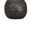 Benjara BM231413 Pot Bellied Base Metal Table Lamp with Dotted Pattern, Black