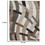 Benjara BM231962 114 x 78 Inches Overlapping Wave Design Polypropylene Rug, Multicolor