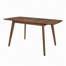Benjara BM233394 30 Inch Mid Century Modern Wooden Dining Table, Brown