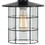 Benjara BM233413 25 Inch Metal Downbridge Design Desk Lamp with Caged Shade, Dark Bronze
